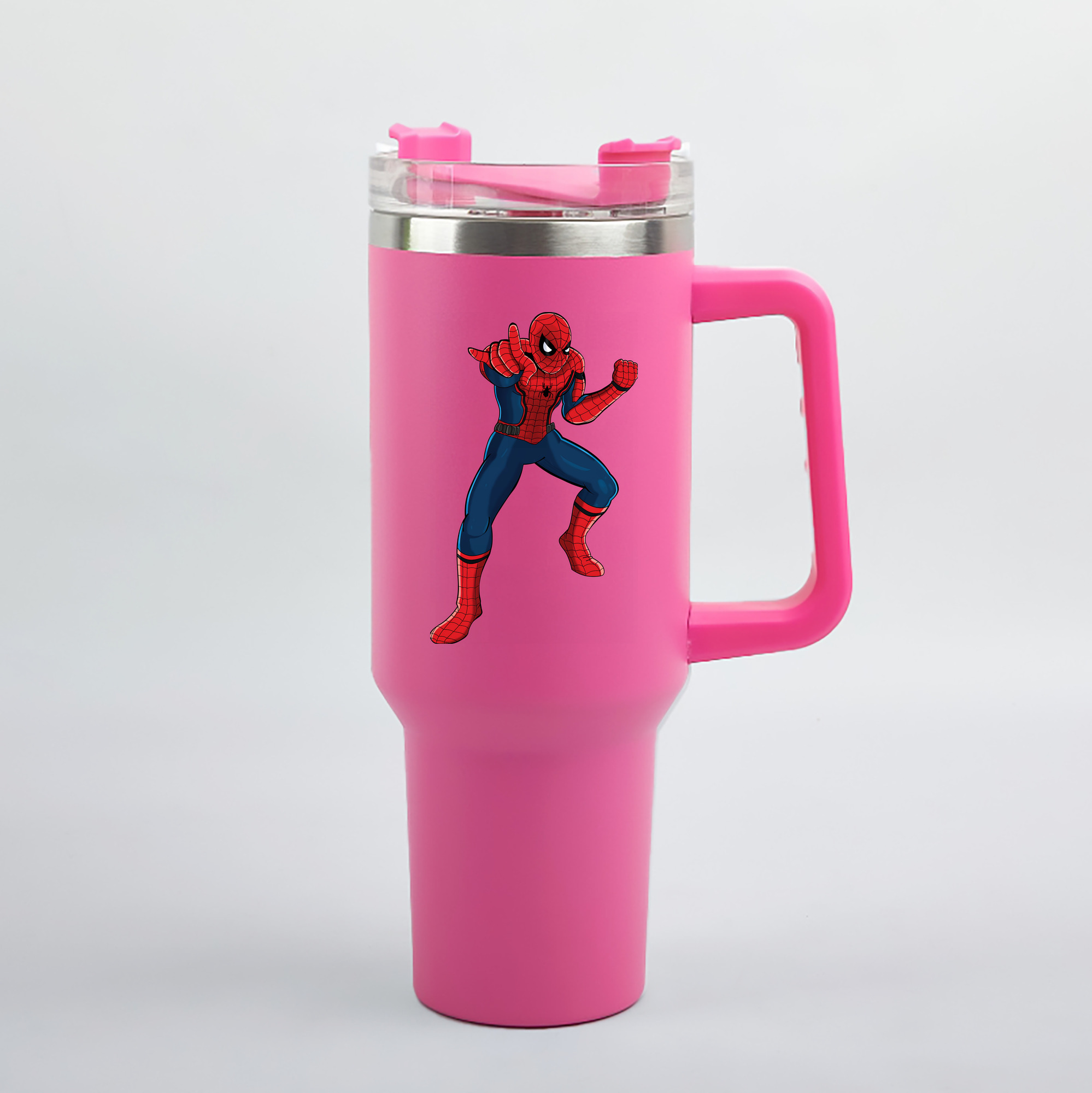 （画像用） Spider Man スパイダーマン 1200mL車用タンブラー（カラープリント）